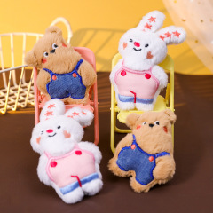 新しい漫画エプロンウサギの色かわいいぬいぐるみ DIY アクセサリー子供服靴帽子バッグヘアピンアクセサリー