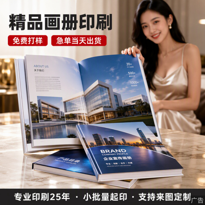 Product Catalog, Instruction Manual, Printing Factory, Magazine, Foreign Trade Hardcover Book, Employee Handbook, Exhibition Promotional Brochure Printing
