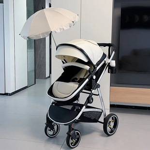 Newber Newbell Baby Stroller Lightweight Foldableable Sit-Down High View Newborn Two-Way Baby Stroller