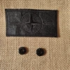 Black cuffling+2 buttons
