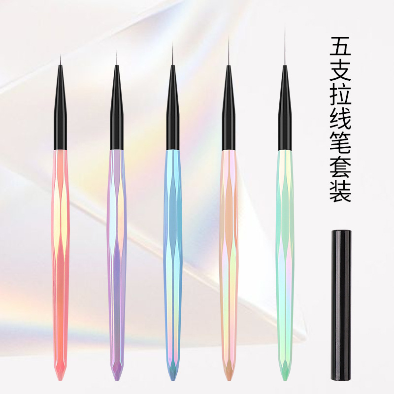 新商品のマカロンネイルの線引きペンセットの絵の具の線引きの線引きの線引きの花びらのネイルサロンの卸売り|undefined