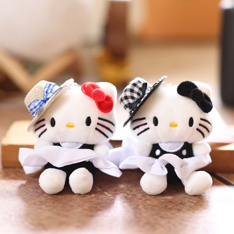 インターネット有名人かわいい kt 猫ペンダントぬいぐるみ人形子猫バッグペンダントキーホルダー布人形人形|undefined