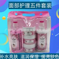Rose Legend Набор по уходу за лицом Чистая, Увлажняющая и увлажняющая кожа Уход за кожей Женский салон красоты Дом