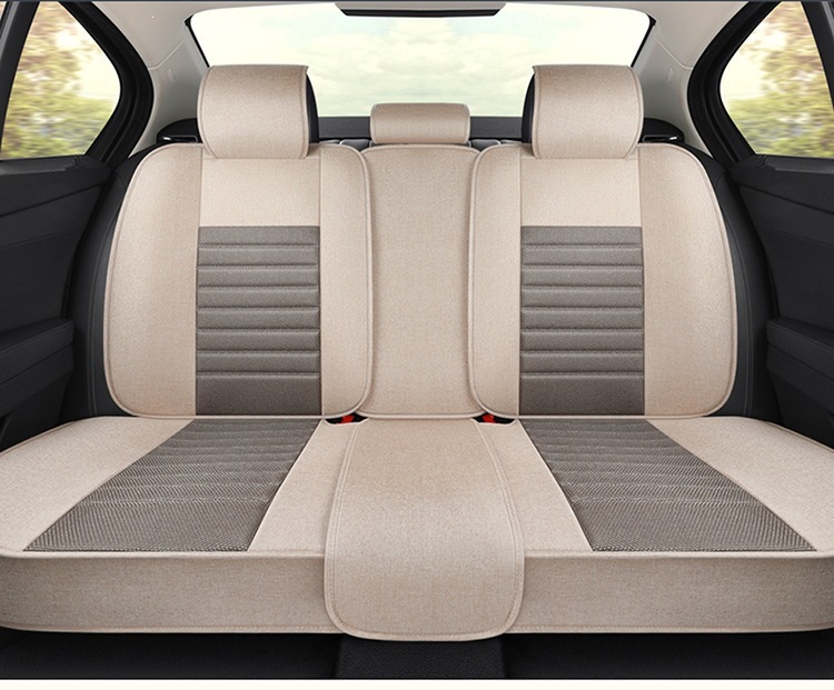 2026 new all-inclusive, all-cotton car seat cushion, suitable for all seasons, comfortable, breathable, and soft seat cover, model F-36