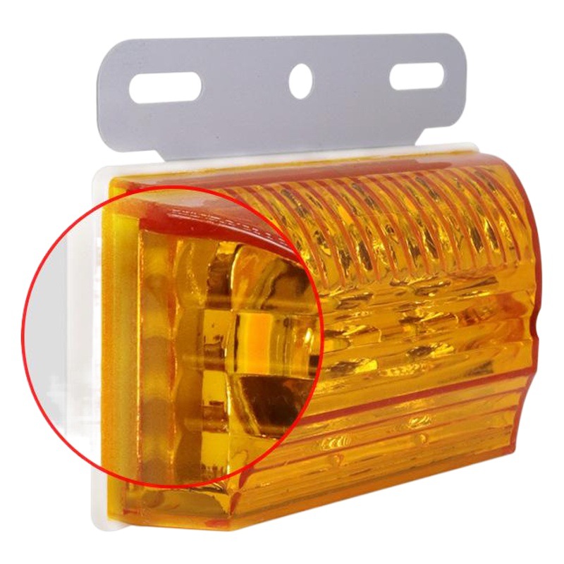 led truck side light truck bus waterproof ground light driving turn flash tail light 24V signal light