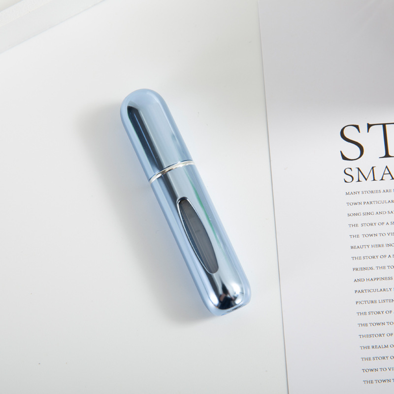 5ml; bright blue; aluminum