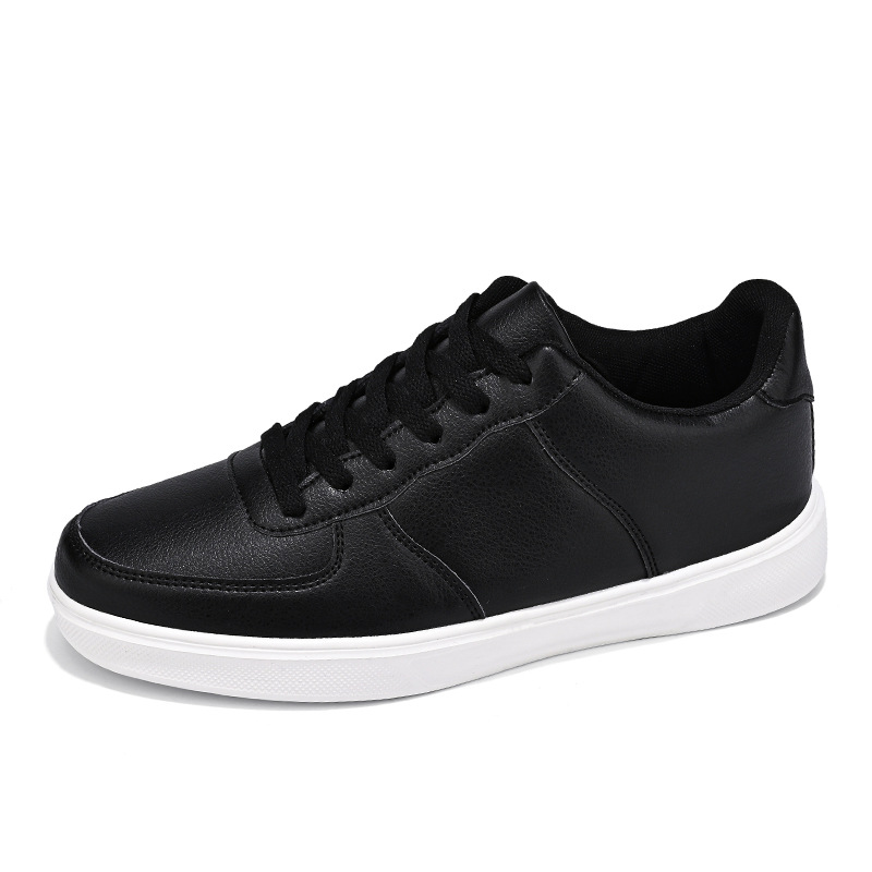 Comercio exterior talla grande 48 zapatos blancos pequeños, hombres y mujeres, zapatos casuales de color sólido para estudiantes de primaria y secundaria, zapatos de cuero para hombres, tamaño pequeño 36