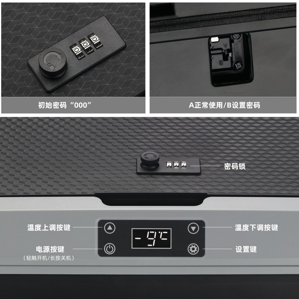 15L Truck Refrigerator Mini Refrigerator Portable Cooling and Heating Box 12V24V Outdoor Refrigerator Small Cooling and Heating Box