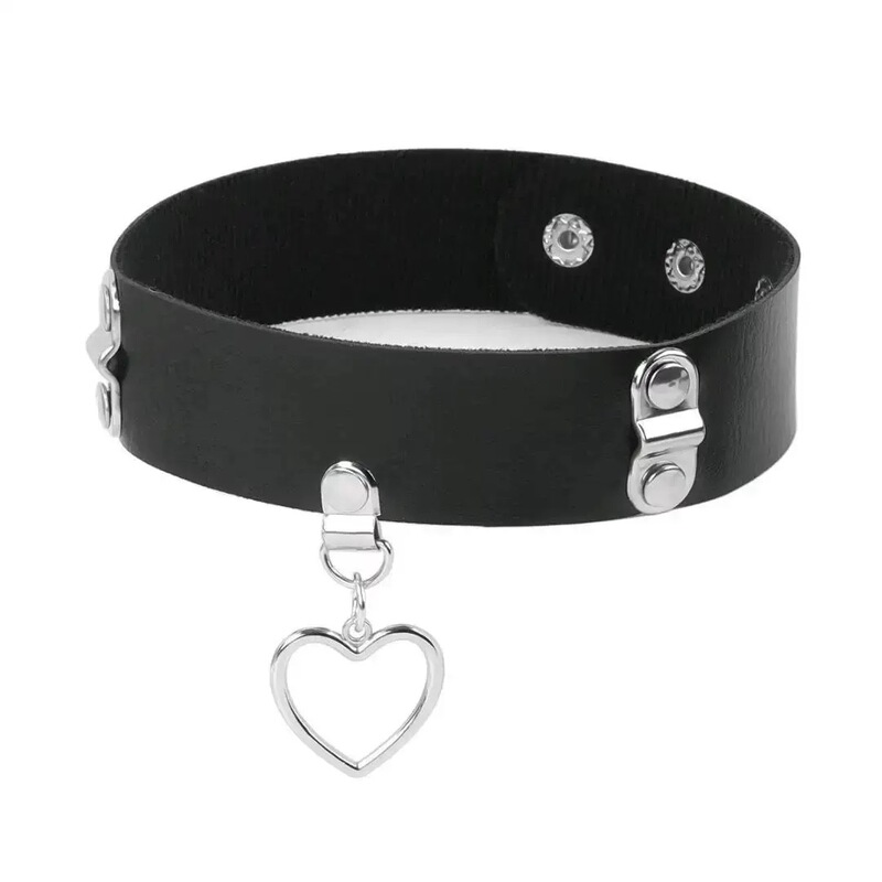Zheyin Erotic Lingerie Accessories Leather Traction Rope Sm Game Chain Couple Temptation Toy Collar Heart-Shaped Leather