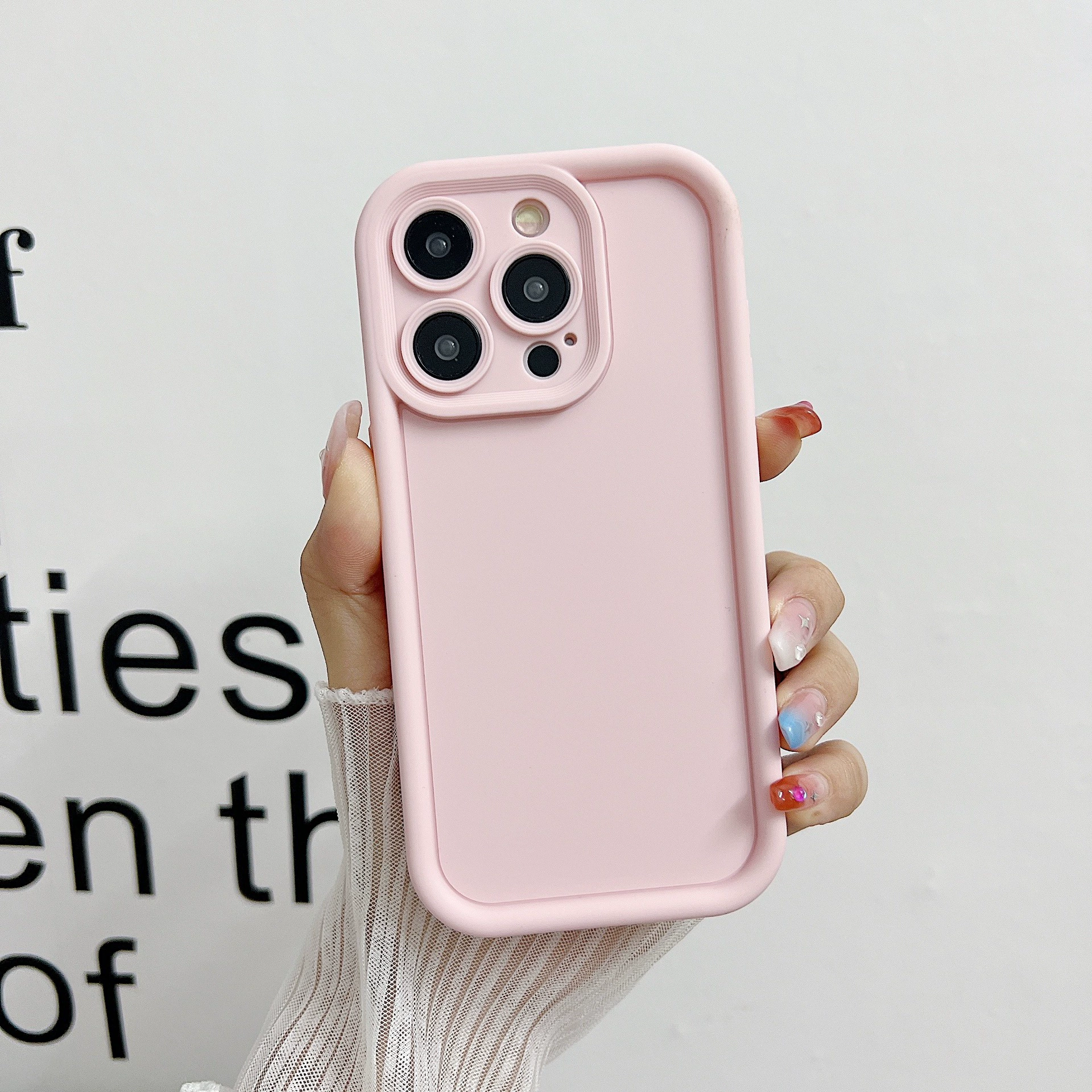 Подходит к новому Apple 17 эмали корпус телефона материал однотонный цвет 15tpuiphone16 защитный чехол для телефона
