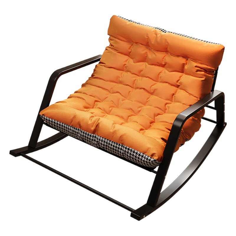 Sofá perezoso balcón ocio silla mecedora reclinable para adultos sofá cómodo silla hogar sala de estar doble mecedora