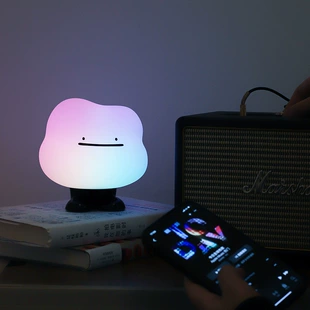 Настольная лампа (MUID) Claude H-L-24 — силикон + ABS, тёплый свет LED 1W, зелёная паста из бобовой пасты