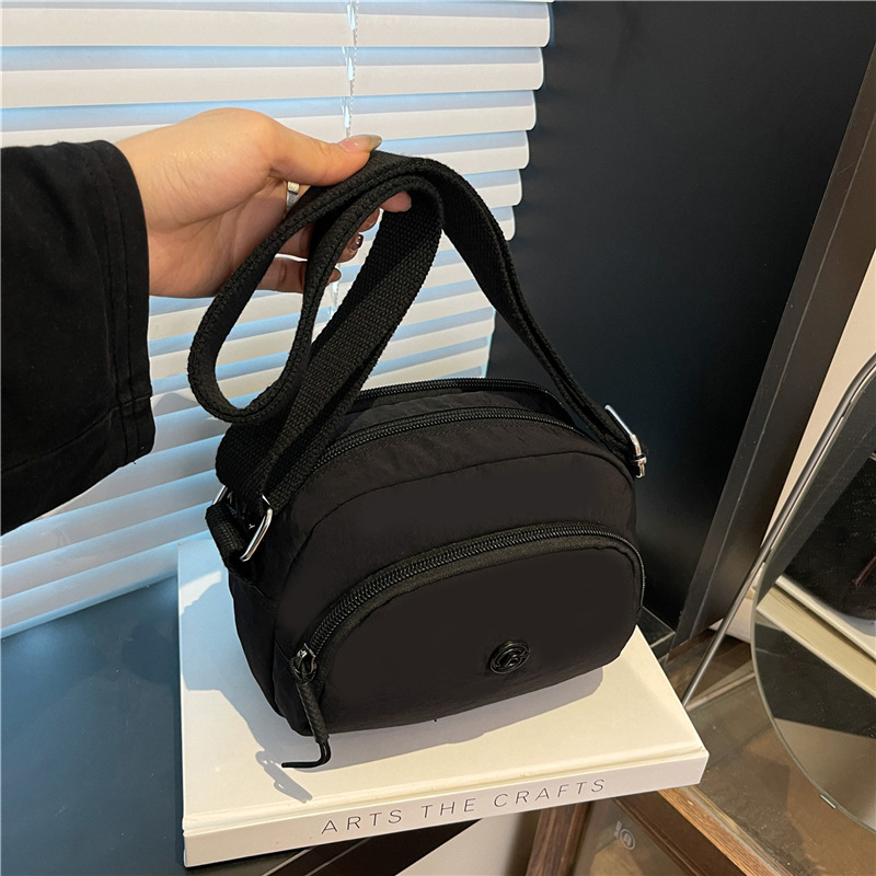 2025 Summer New Korean Style Niche Retro Denim Pocket Casual Versatile Shoulder Crossbody Bag for Women