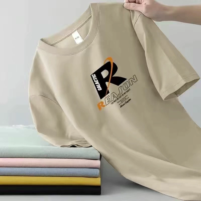 2025 мужская футболка с коротким рукавом летняя нижняя рубашка с круглым вырезом