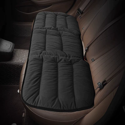 car main driving single car cushion — Seat cushion, seat cover - thickened-down-back-row-long-cushion-black