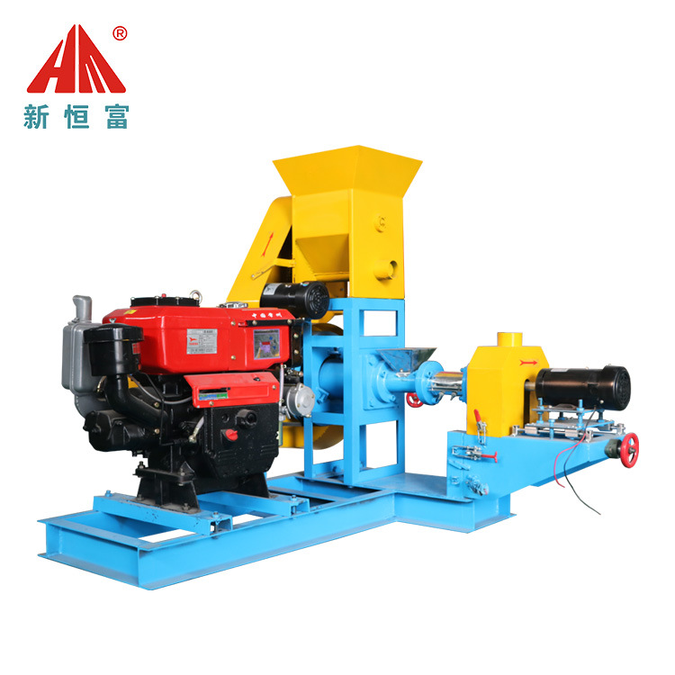 恒富机械狗粮干法膨化机出售 猫狗粮饲料膨化机 宠物食品膨化机