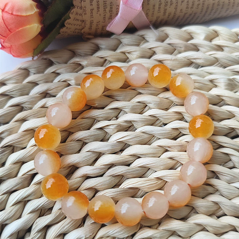 Бодхи четки, стеклянные бусины, бус bracelet, бусина браслет, градиент