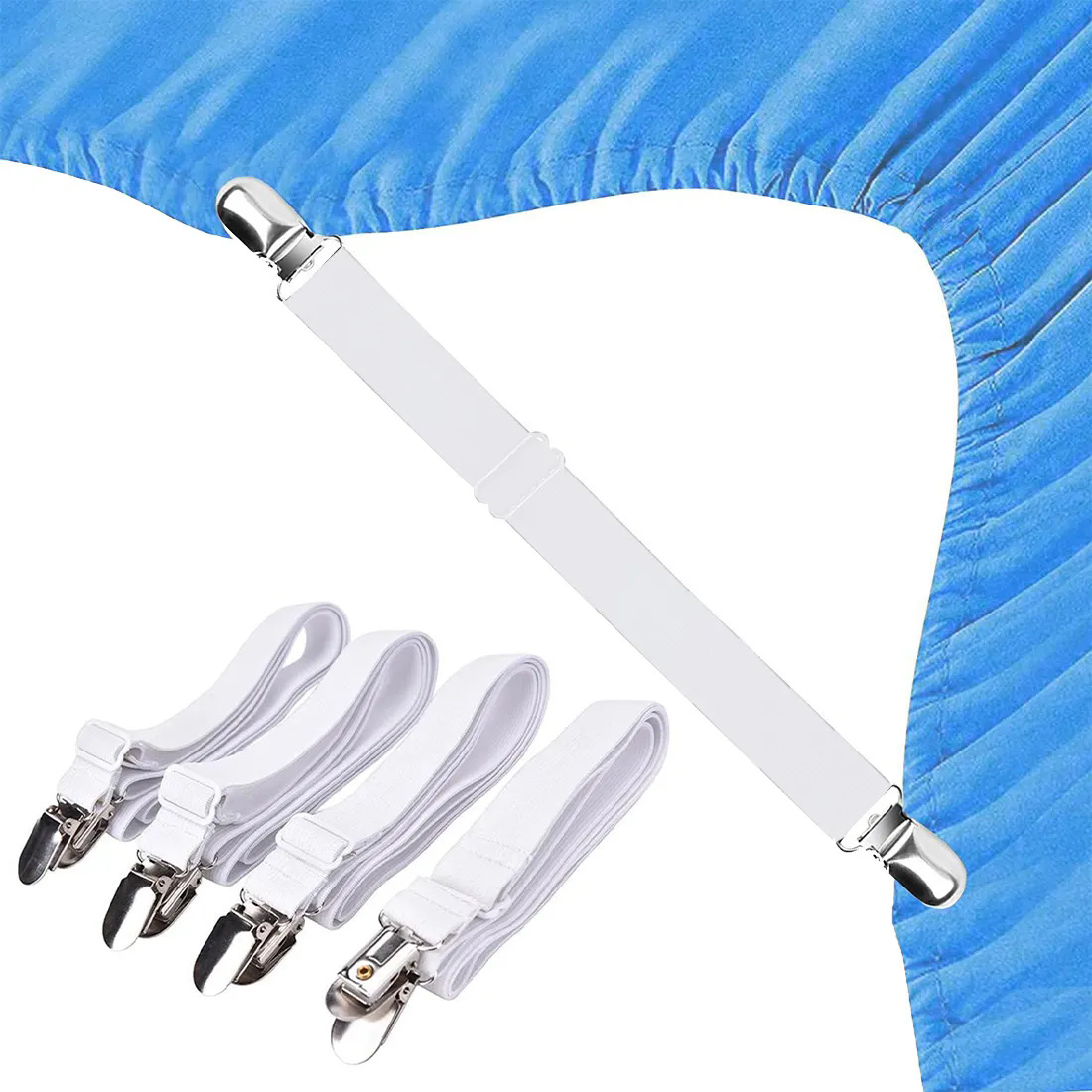 床单固定器可调节防滑固定夹桌布因定带弹力扣床笠固定扣夹子