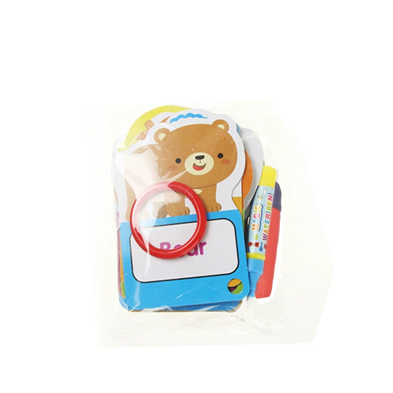 Cross-border children's early education cognition water painting cards: interesting cartoon animals, transportation, food, daily necessities patterns