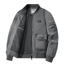 新款棒球服男士春秋季美式飞行员夹克休闲外套潮牌工装帅气飞行服