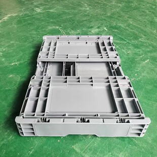 600* -3899.999999999*-179.999999999% Off Stacked Plastic Logistics Turnover Box Blue Foldableing Factory Parts Box Inverted Foldableing Box