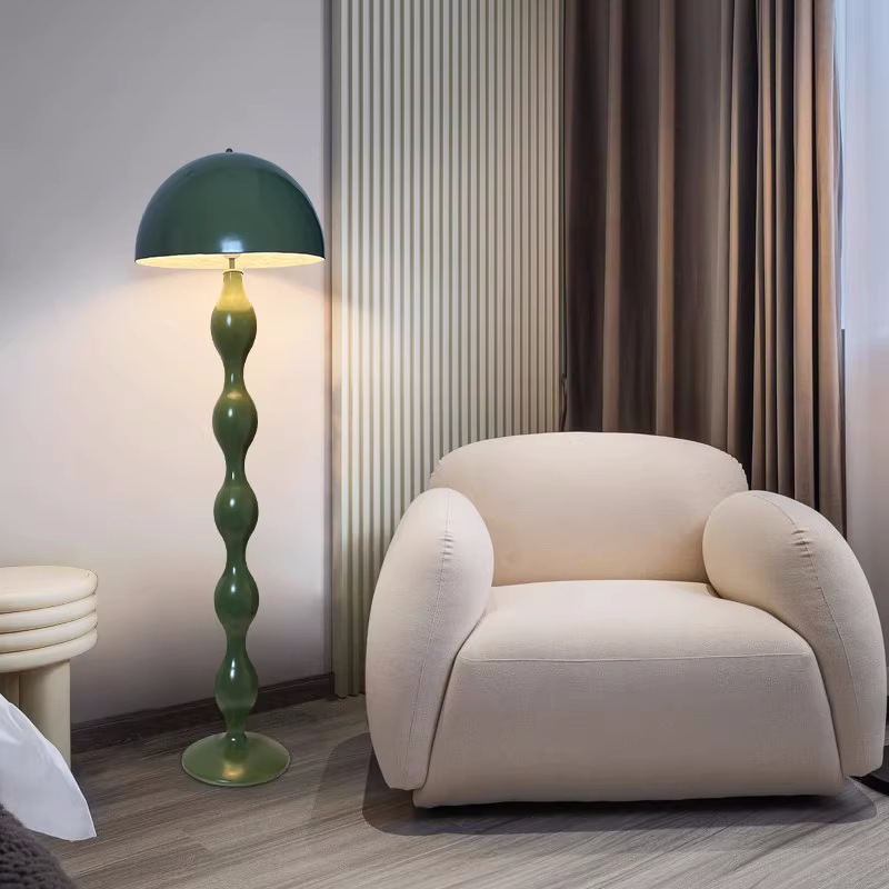 Personalidad minimalista nórdico, sala de estar medieval, lámpara de pie con hongos, sala de estudio creativa moderna, dormitorio, restaurante, sala de exposiciones, lámpara decorativa