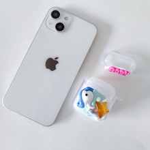 创意奶油卡通适用AirPods3代pro苹果蓝牙无线耳机套1/2代透明壳