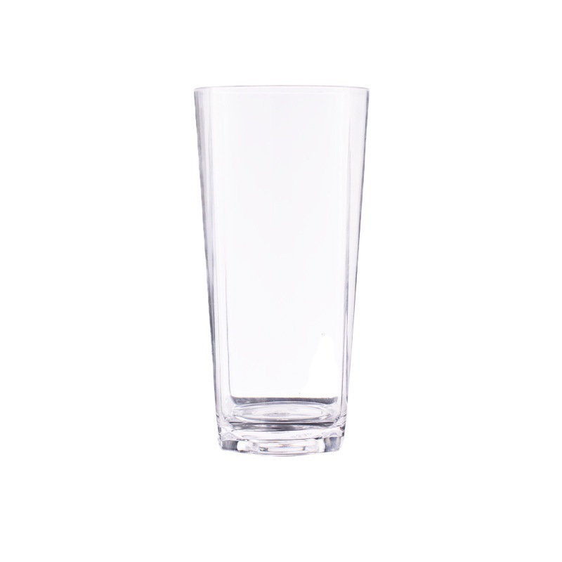 Vaso cuadrado de acrílico para PC, vaso de plástico transparente para bar, KTV, vaso para whisky, vaso para agua, gran capacidad, portátil