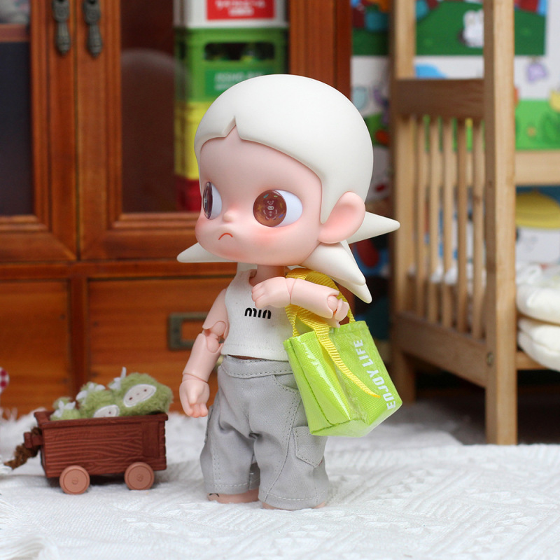 Only the Bag] Gazi Jie Labubu Universal Doll Clothing Accessories Crossbody Bag/Messenger Bag Jelly Bag Xiaobu Ob22