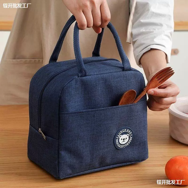 Мешок для ланч-боксов для утепления бенто Сумка для студентов с водой водонепроницаемый и маслостойкий офисный работник упаковал сумку для еды Толстая алюминиевая фольга сумка