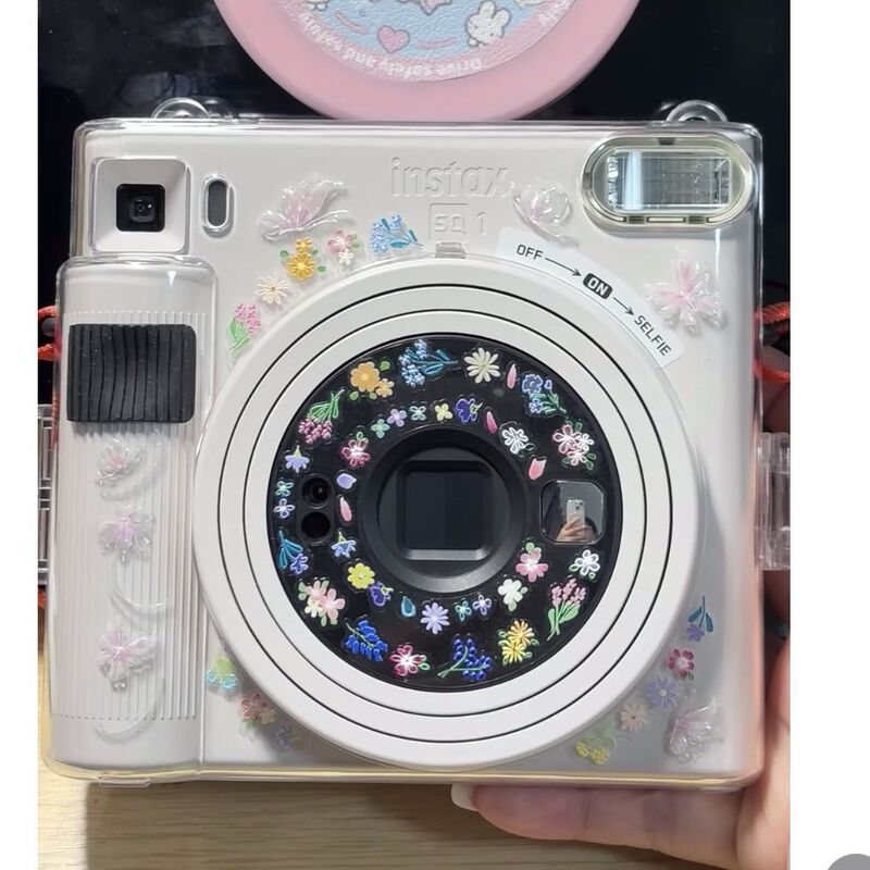 Polaroid Sq1 Special Transparent Shell Protective Case Sq1 Protective Case Cute Camera Bag Crossbody Strap Strong and Durable for Women