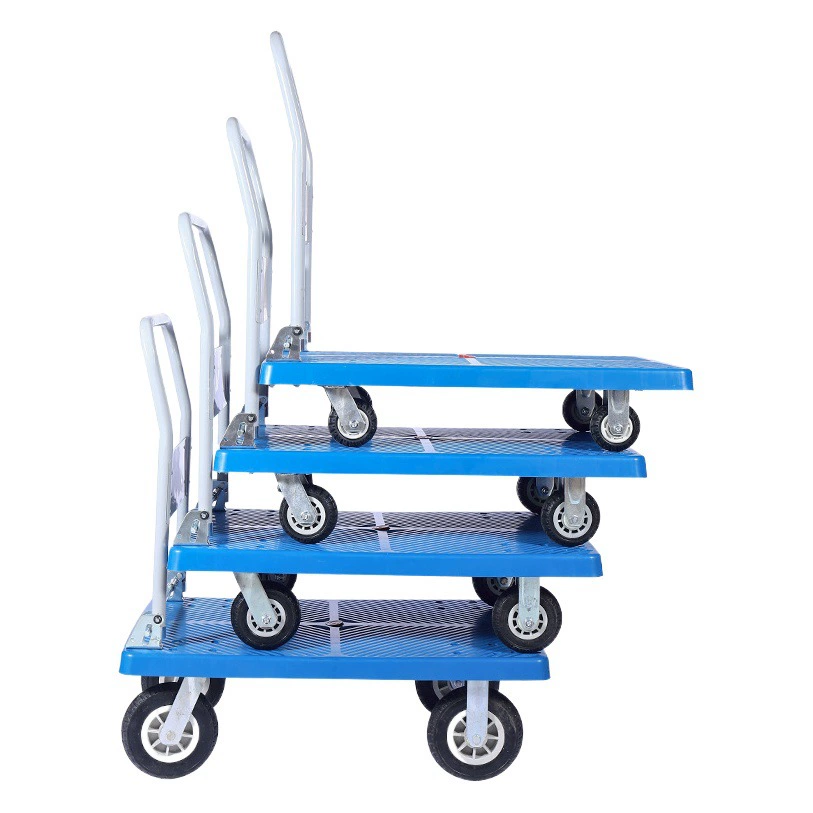 Планшетный поднос Тихая тележка Складной поднос для тележки Бытовая портативная тележка Портативный четырехколесный автомобиль