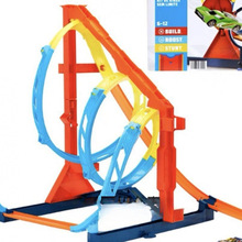 新款轨道三环挑战回旋赛道男孩小汽车儿童玩具