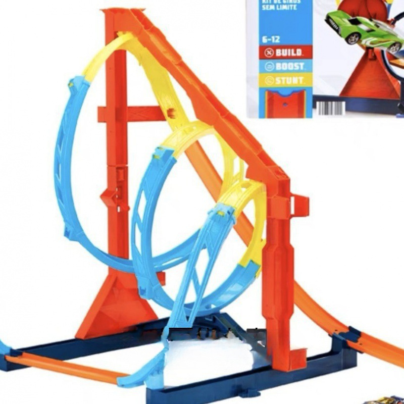 New Track Three-Ring Challenge Slalom Track Boy Car Children's Toy