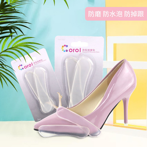 Transparent heel stickers Adhesive heel stickers Gel insoles Heel stickers for high heels Gel insoles
