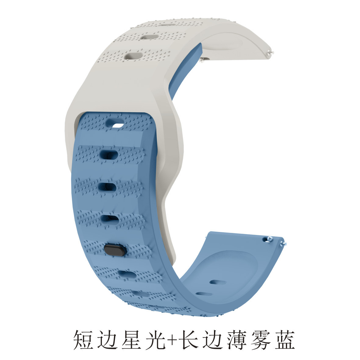 Adecuado para Samsung/Huawei/huami/jiaming/patrón de grano de arroz patrón de puntos correa de silicona 12/16/18/20/22