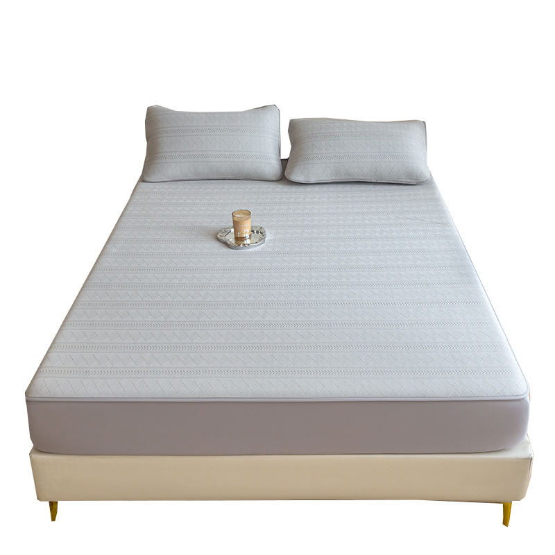 Cama de algodón tipo una sola cubierta de cama 2025 nueva cubierta de cama de dormitorio de estudiantes todo incluido cubierta de protección de colchón universal