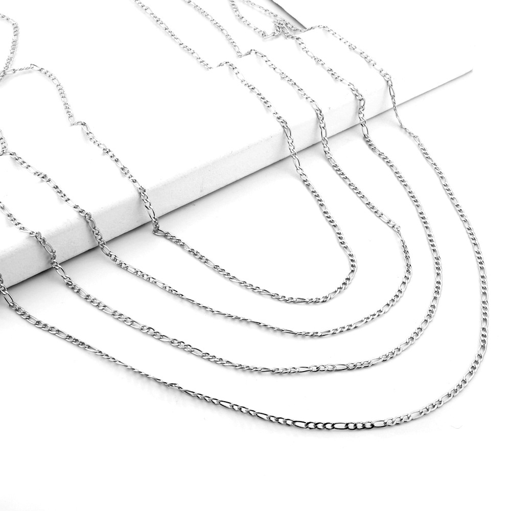 Hip-Hop Solid Color Stainless Steel Plating Necklace 1 Piece
