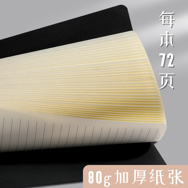 b5牛皮紙筆記本子跨境筆記本復古大學生精緻課堂筆記本軟面抄批發