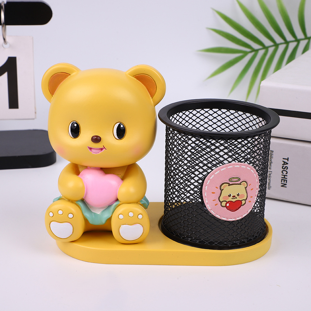 Estilismo de portalápices de Harry Potter, papelería de escritorio creativa, almacenamiento de suministros de oficina para estudiantes, capacidad simple y práctica