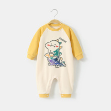 婴儿连体衣德绒双面发热春秋冬保暖衣服宝宝秋装睡衣内衣套装冬季