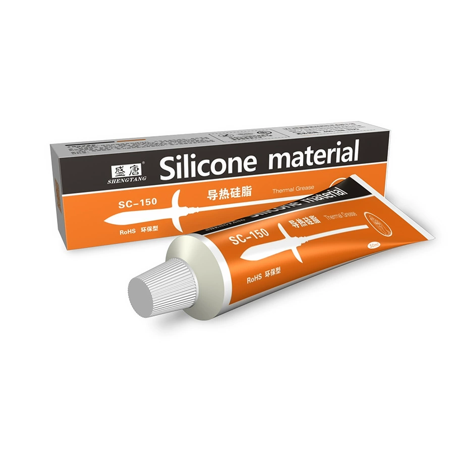 Thermal conductivity of the heat dissipation paste 1.2 Low thermal resistance Green and environmentally friendly Shengtang SC-150 can 1KG Thermal conductivity silicon grease