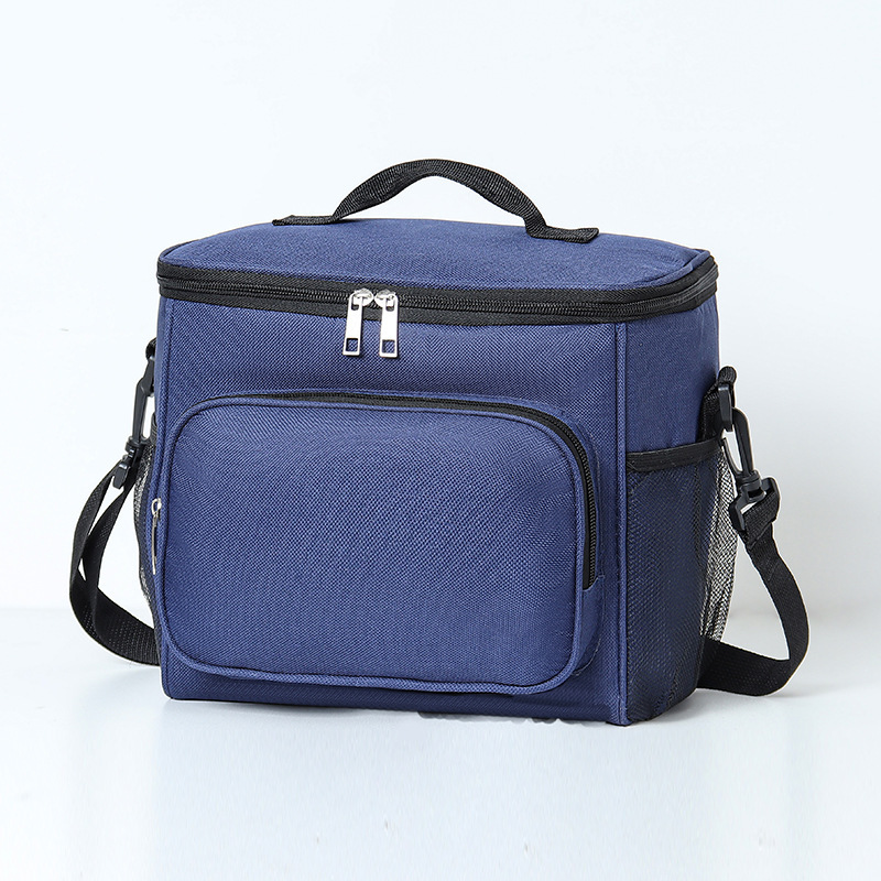 Lonchera térmica portátil grande con bolsa de hielo para el trabajo y la escuela, bolsa bento con paquete de hielo, bolsa de doble compartimento de gran capacidad para exteriores.