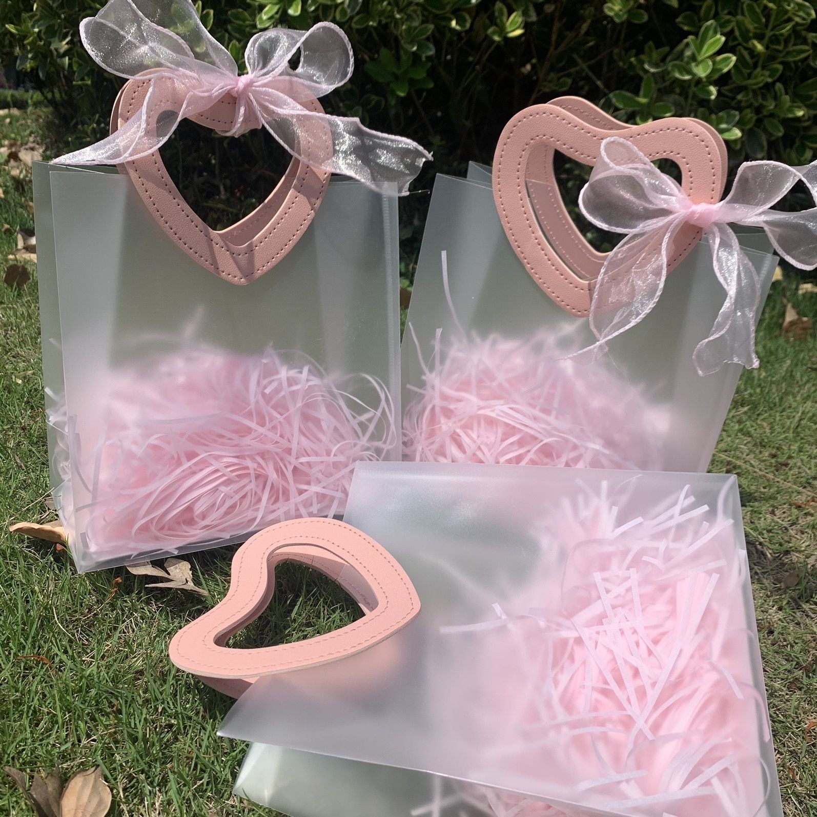 Bolsas de regalo PP mate mate mate mate personalizado bolsas de dulces personalizadas bolsas de cumpleaños transparentes al por mayor