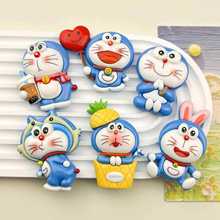 大号叮当猫diy树脂配件机器猫哆啦A梦可爱手工制作手机壳