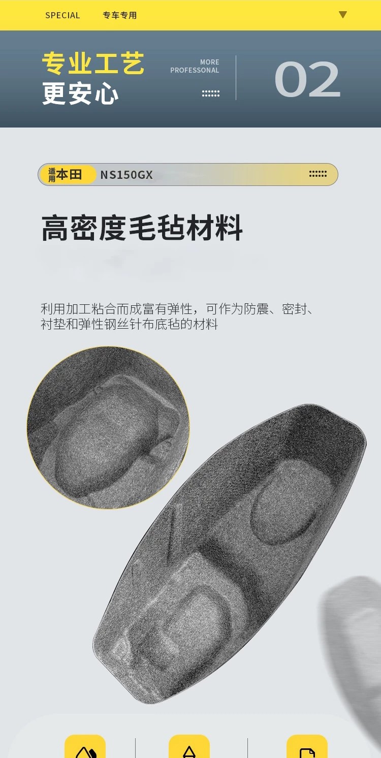 Suitable for Honda NS150GX accessories, seat compartment liner for Sundiro motorcycle, LA/XC/ADV350
