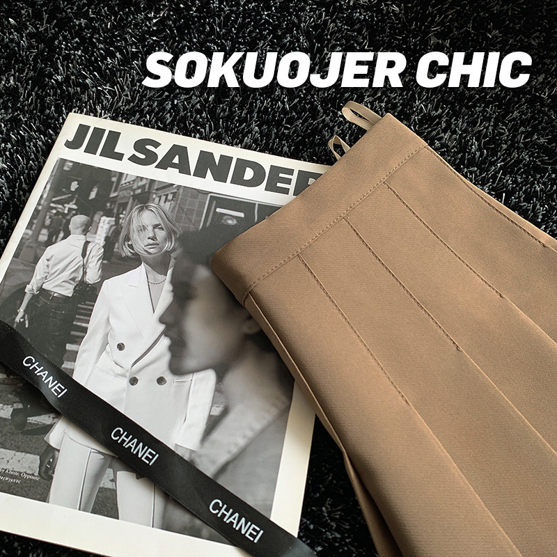 Khaki [anti-wrinkle suit fabric] regular style