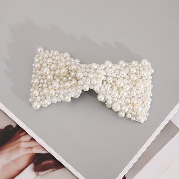 fashionable hairgrip for bride pearl with bow
