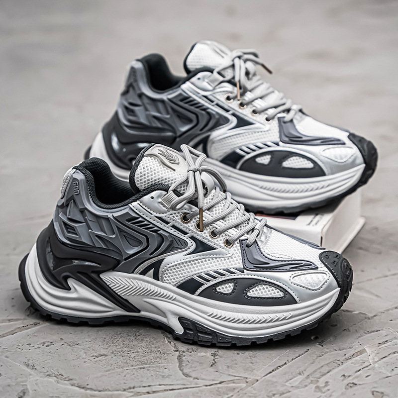 2024 Fall/Winter sneaker Mecha Grid Breathable Casual Men's Shoes Live Dad Shoes Black Samurai Sports Outdoor Shoes 2024 Fall/Winter sneaker Mecha Grid Breathable Casual Men's Shoes Live Dad Shoes Black Samurai Sports Outdoor Shoes