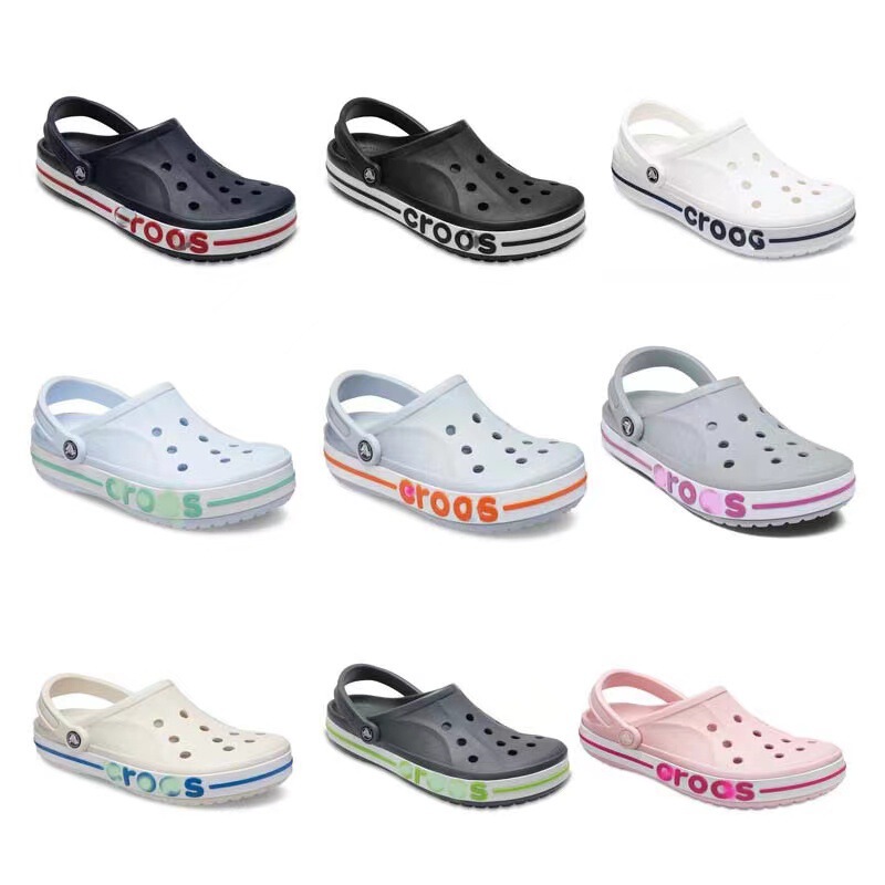 Beiya Camouban Crocs Baotou Slippers Parent-Child Beach Shoes Plaid Casual Men's and Women's Shoes